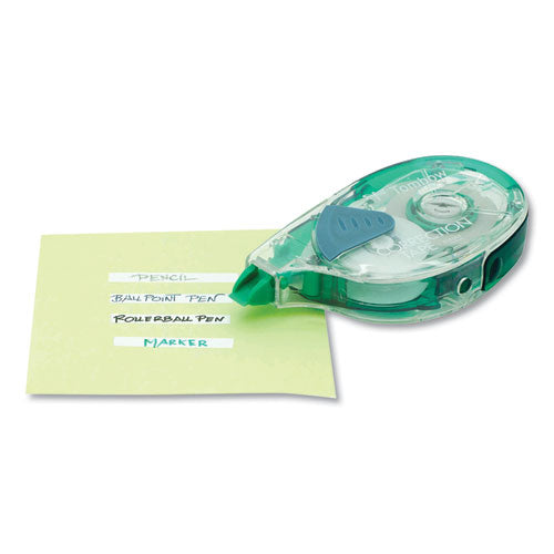 Mono Refillable Correction Tape, Clear Applicator, 0.17
