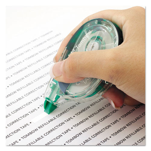 Mono Refillable Correction Tape, Clear Applicator, 0.17