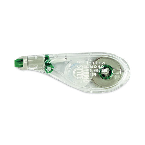 Mono Hybrid Style Correction Tape, Non-refillable, Clear Applicator, 0.17
