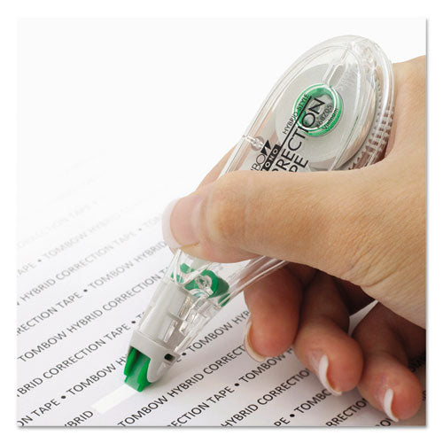 Mono Hybrid Style Correction Tape, Non-refillable, Clear Applicator, 0.17