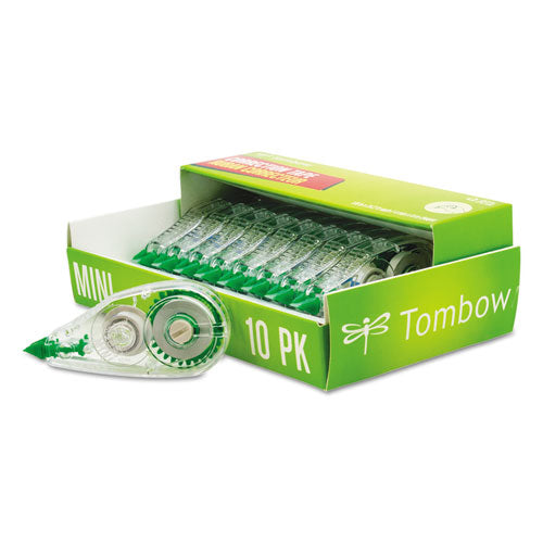 Mono Mini Correction Tape, Non-refillable, Clear Applicator, 0.17