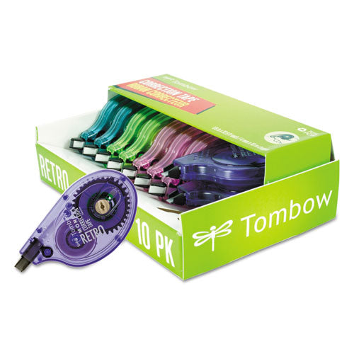 Mono Original Correction Tape, Assorted Retrocolor Applicators, 0.17
