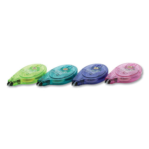 Mono Original Correction Tape, Assorted Retrocolor Applicators, 0.17