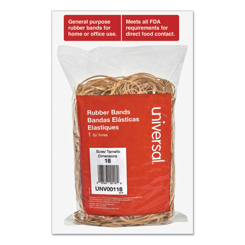 Rubber Bands, Size 18, 0.04
