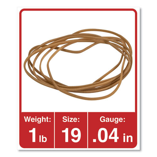 Rubber Bands, Size 19, 0.04