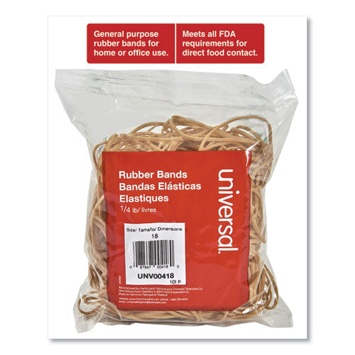 Rubber Bands, Size 18, 0.04