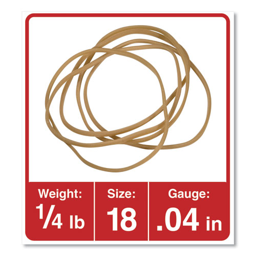 Rubber Bands, Size 18, 0.04