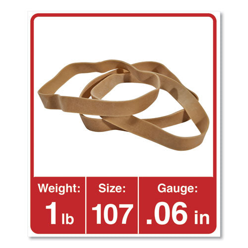 Rubber Bands, Size 107, 0.06