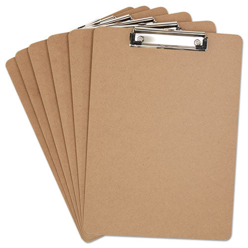 Hardboard Clipboard With Low-profile Clip, 0.5