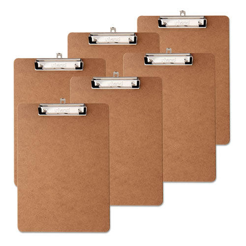 Hardboard Clipboard With Low-profile Clip, 0.5