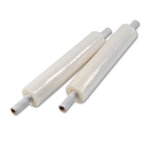 Stretch Film With Preattached Handles, 20" X 1,000 Ft, 20 Mic (80-gauge), Clear, 4/carton