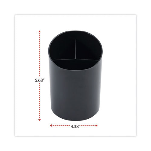 Recycled Big Pencil Cup, Plastic, 4.38