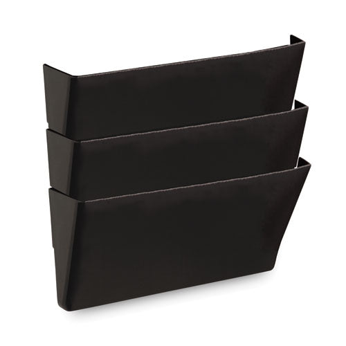 Wall File Pockets, 3 Sections, Letter Size,13
