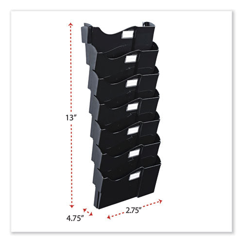 Grande Central Filing System, 7 Sections, Legal/letter Size, Wall Mount, 16