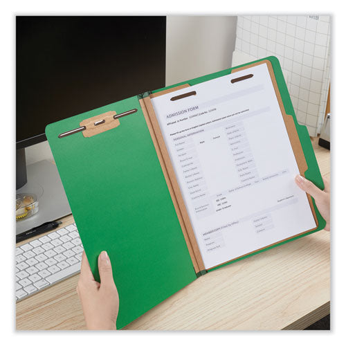 Bright Colored Pressboard Classification Folders, 2