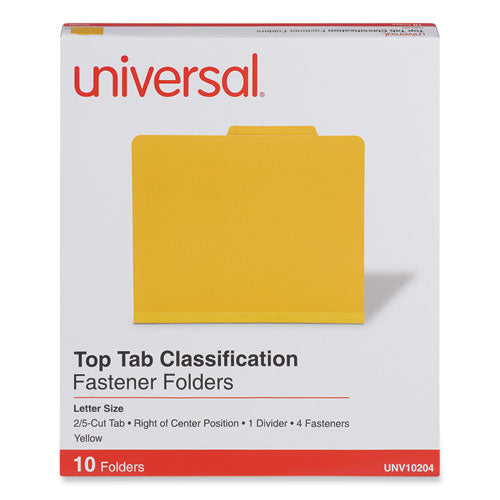 Bright Colored Pressboard Classification Folders, 2