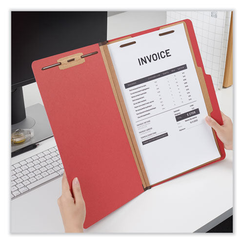 Bright Colored Pressboard Classification Folders, 2