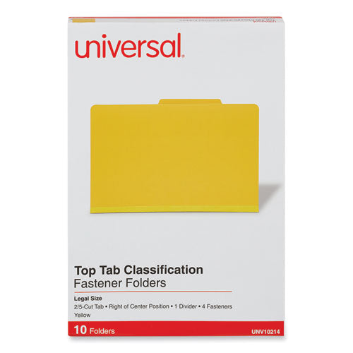 Bright Colored Pressboard Classification Folders, 2