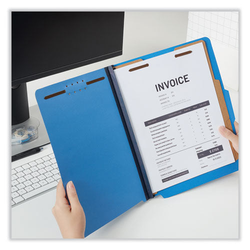 Bright Colored Pressboard Classification Folders, 2