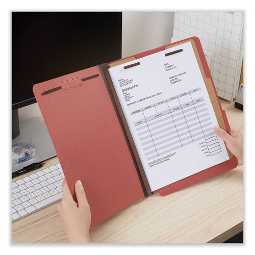 Bright Colored Pressboard Classification Folders, 2