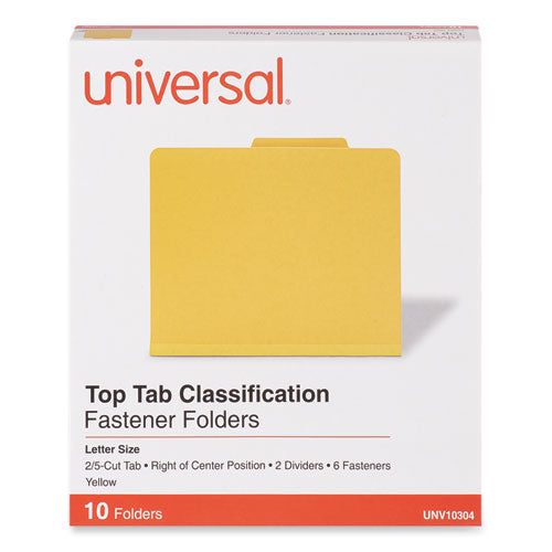 Bright Colored Pressboard Classification Folders, 2