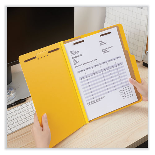 Bright Colored Pressboard Classification Folders, 2