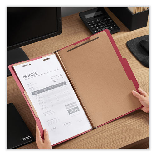 Bright Colored Pressboard Classification Folders, 2