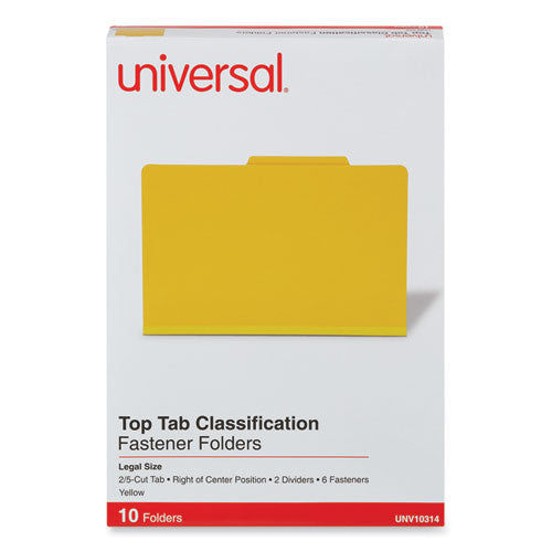 Bright Colored Pressboard Classification Folders, 2
