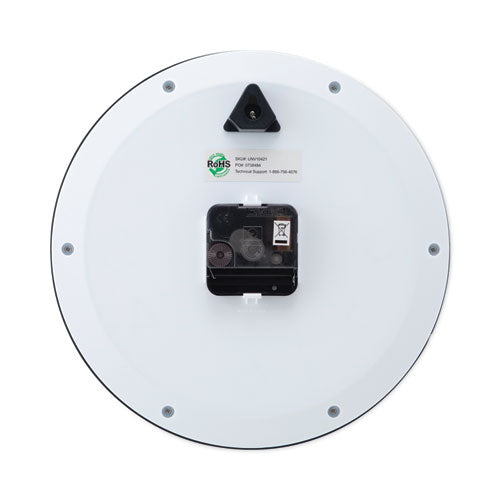 Bold Round Wall Clock, 9.75