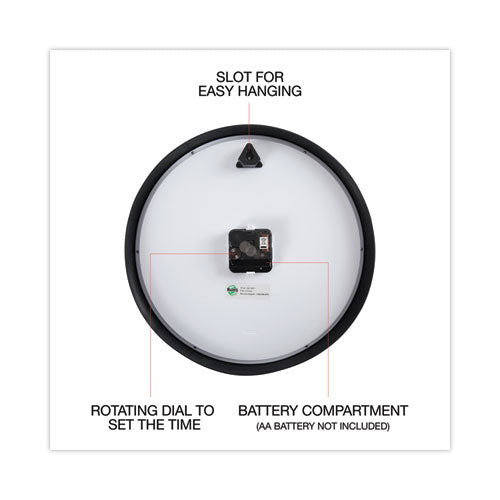 Classic Round Wall Clock, 12.63