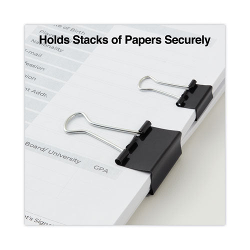 Binder Clips With Storage Tub, (50) Small (0.75