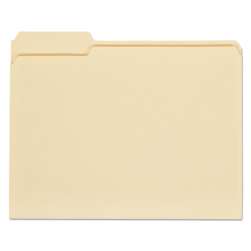 Top Tab File Folders, 1/3-cut Tabs: Assorted, Letter Size, 0.75