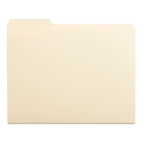 Top Tab File Folders, 1/3-cut Tabs: Left Position, Letter Size, 0.75