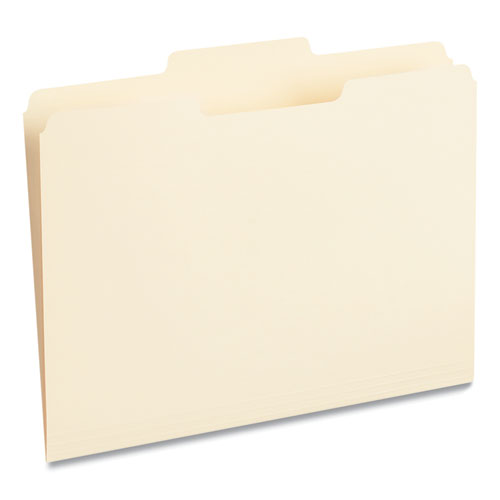Top Tab File Folders, 1/3-cut Tabs: Center Position, Letter Size, 0.75
