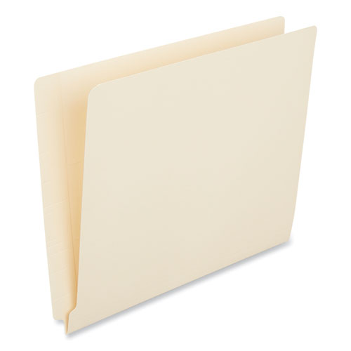 Deluxe Reinforced End Tab Folders, Straight Tabs, Letter Size, 0.75