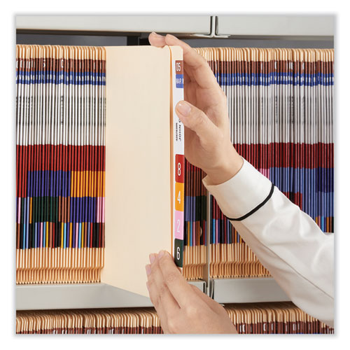 Deluxe Reinforced End Tab Folders, Straight Tabs, Legal Size, 0.75