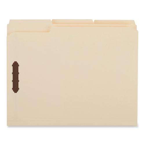 Deluxe Reinforced Top Tab Fastener Folders, 0.75