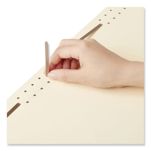 Reinforced Top Tab Fastener Folders, 0.75