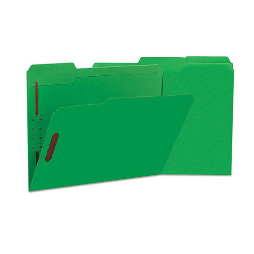 Deluxe Reinforced Top Tab Fastener Folders, 0.75