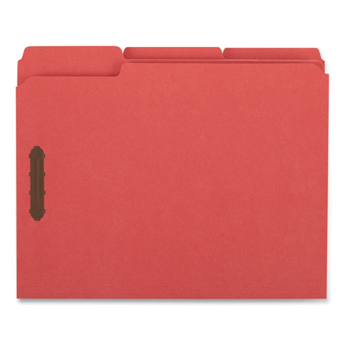 Deluxe Reinforced Top Tab Fastener Folders, 0.75