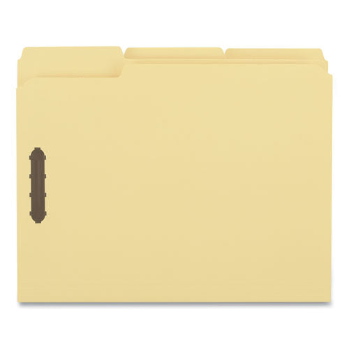 Deluxe Reinforced Top Tab Fastener Folders, 0.75