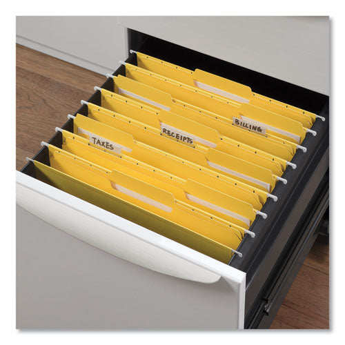Deluxe Reinforced Top Tab Fastener Folders, 0.75