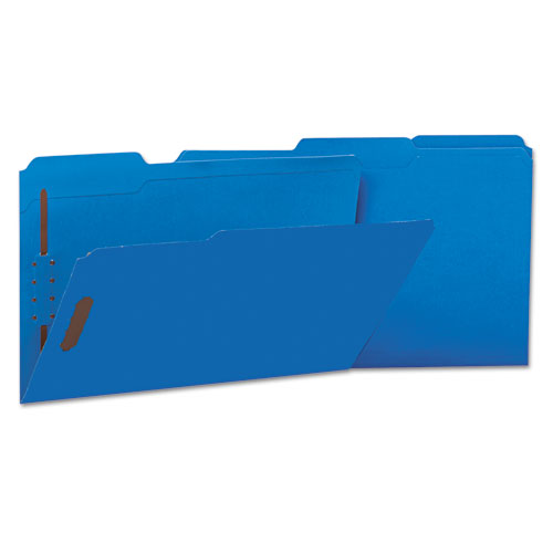 Deluxe Reinforced Top Tab Fastener Folders, 0.75