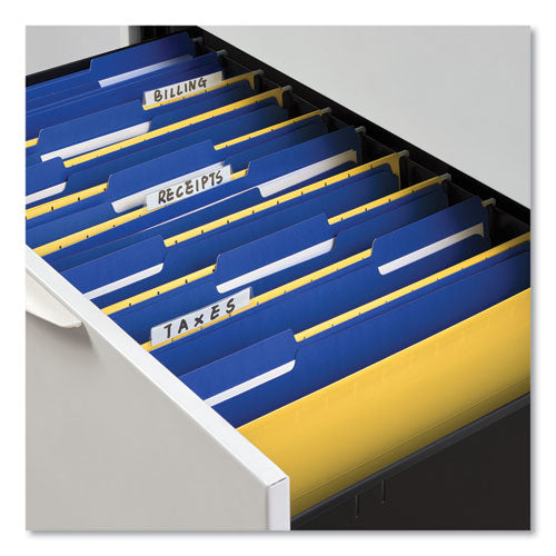 Deluxe Reinforced Top Tab Fastener Folders, 0.75