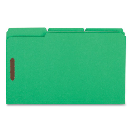 Deluxe Reinforced Top Tab Fastener Folders, 0.75