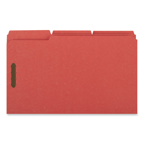 Deluxe Reinforced Top Tab Fastener Folders, 0.75