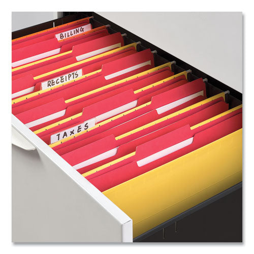 Deluxe Reinforced Top Tab Fastener Folders, 0.75