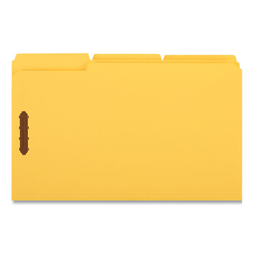 Deluxe Reinforced Top Tab Fastener Folders, 0.75