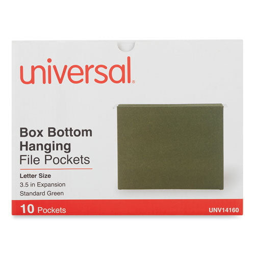 Hanging Box Bottom File Pockets, 1 Section, 3.5