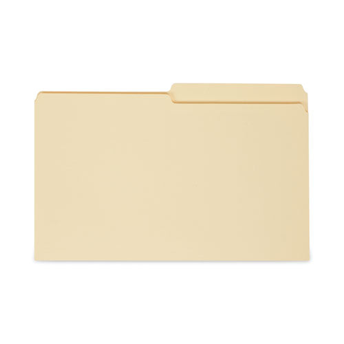 Top Tab File Folders, 1/2-cut Tabs: Assorted, Legal Size, 0.75